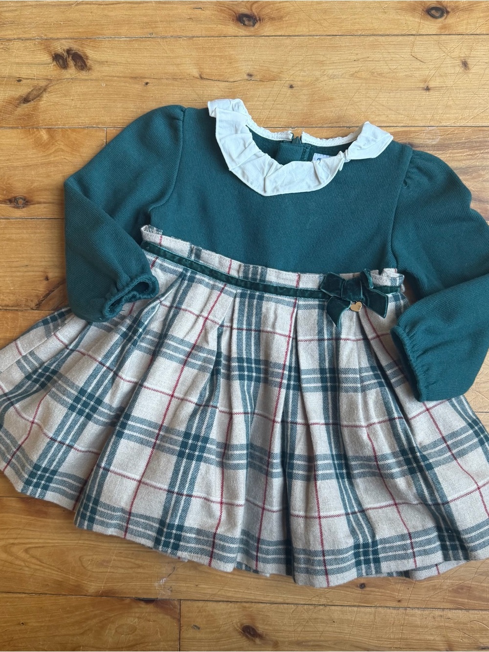 Mayoral Plaid Dress (12 mos)